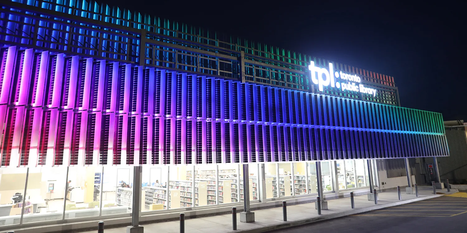 Toronto’s Bridlewood Library added a new Morgan Solar-designed power array last year.