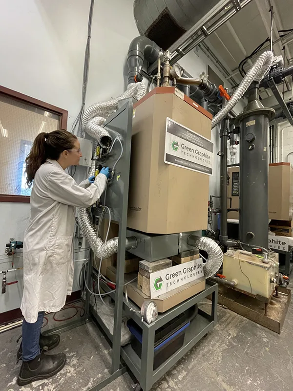 Green Graphite produces battery-grade graphite from mined and recycled sources